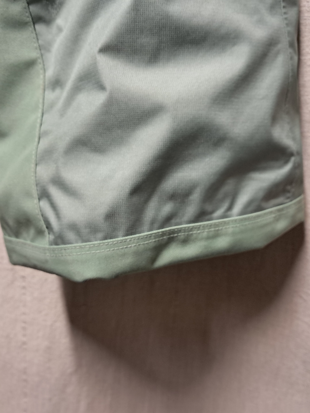 The North Face Kids' Mint Green Raincoat with Pink Lining - Picture 13 of 15